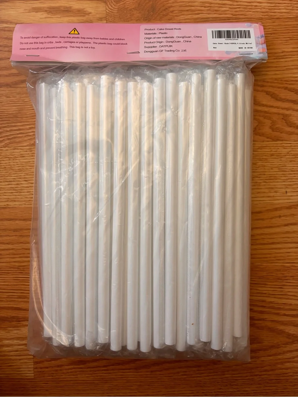Cake Dowell Rods White Cake Support Dowels - 100 Piece